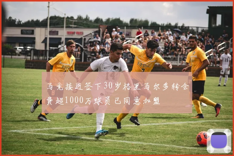 马竞接近签下30岁格里马尔多转会费超1000万球员已同意加盟